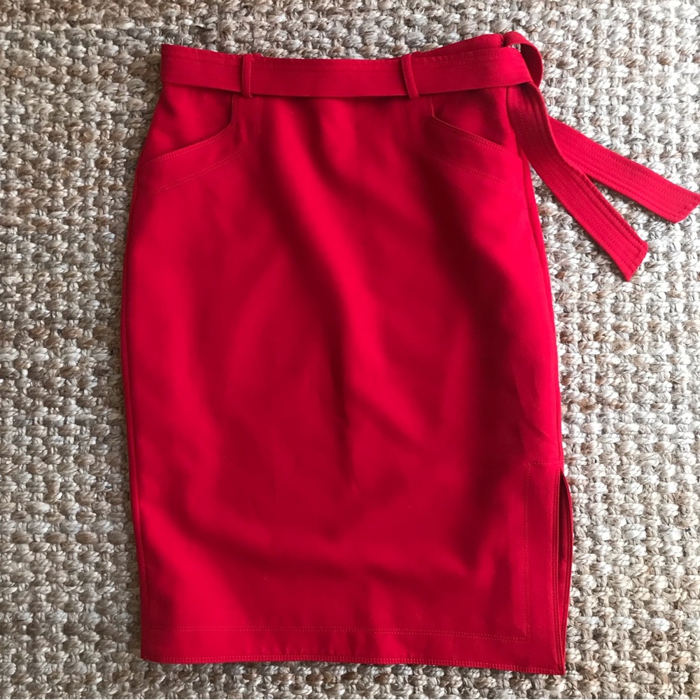 New: Banana Republic Lined Pencil Skirt with Pockets and Side Slit